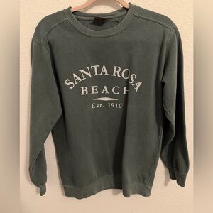 Santa Rosa Beach Comfort Colors Sweatshirt Small Beach Resort